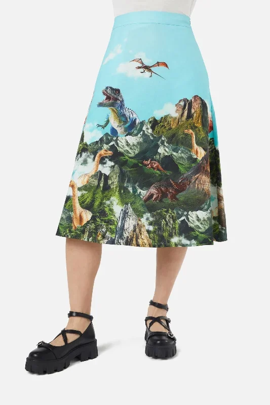 Triassic Scene Border Skirt