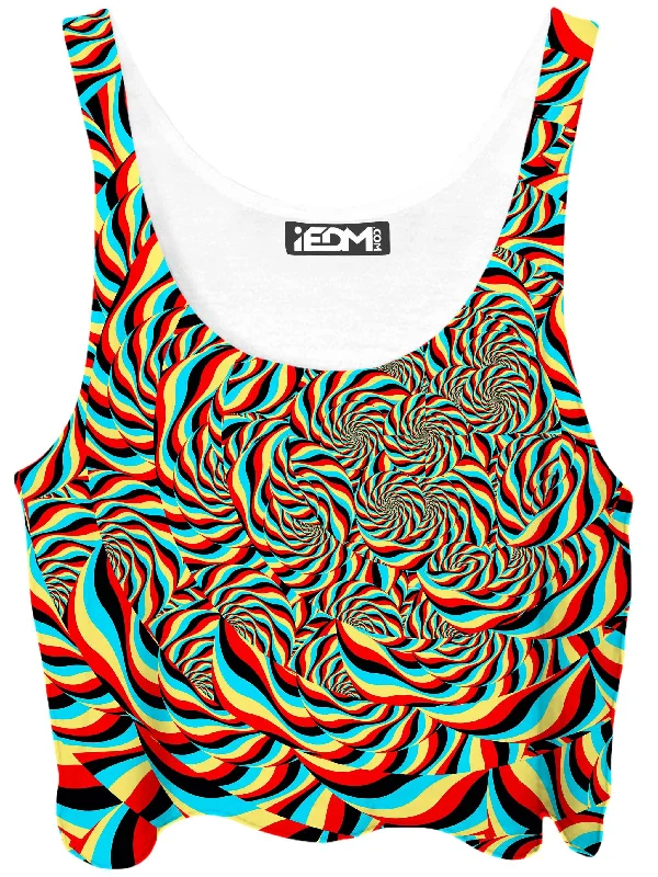 Trippy Swirl Crop Top