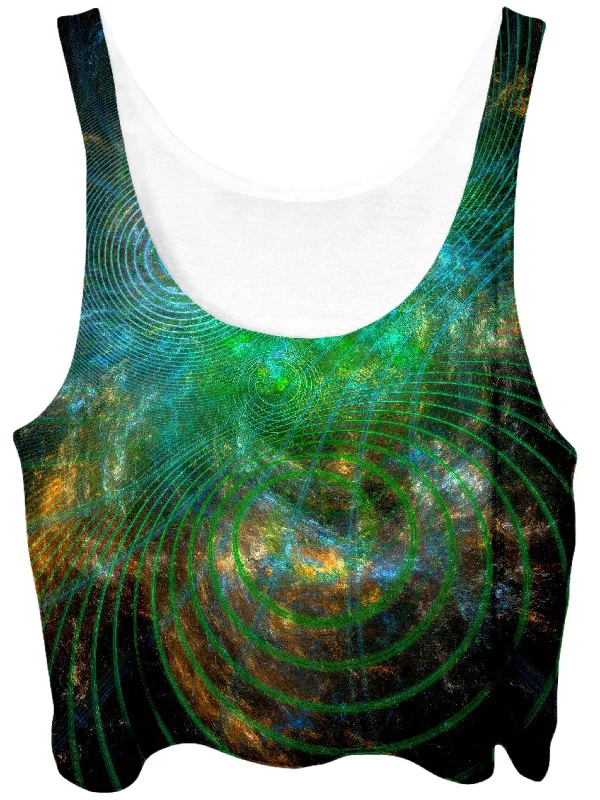 Unfolded Cosmos Crop Top