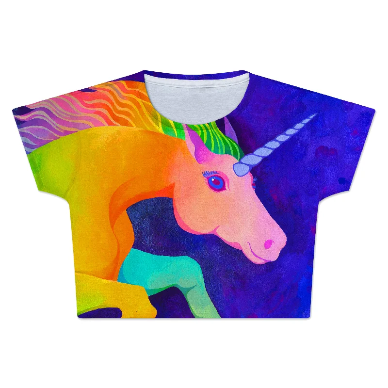 Unicorn Crop Tee