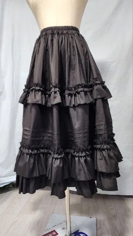 wangyan-summer-ruffled-hem-cotton-lolita-customized-skirt