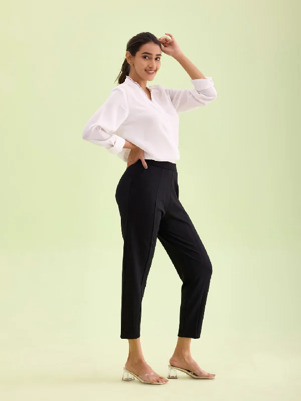 women-solid-black-stretch-ponte-pants