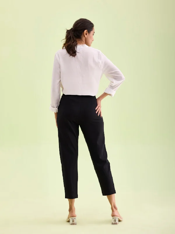 women-solid-black-stretch-ponte-pants