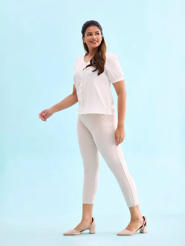 women-solid-cream-stretch-ponte-pants