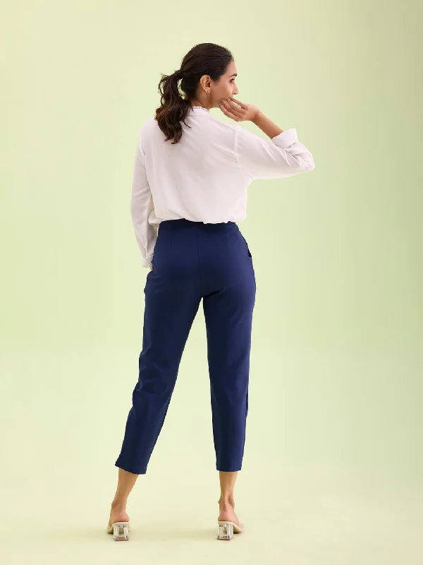 women-solid-navy-stretch-ponte-pants