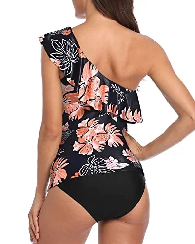 black orange floral1