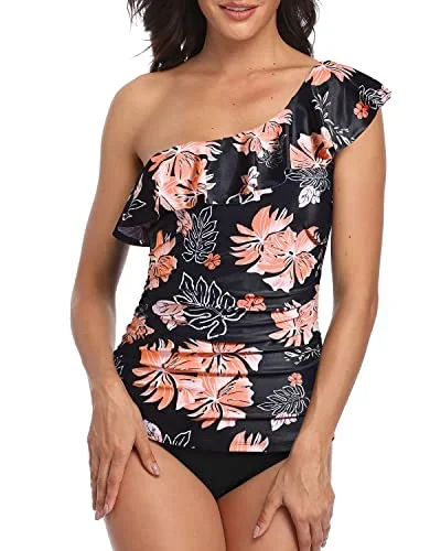 black orange floral1