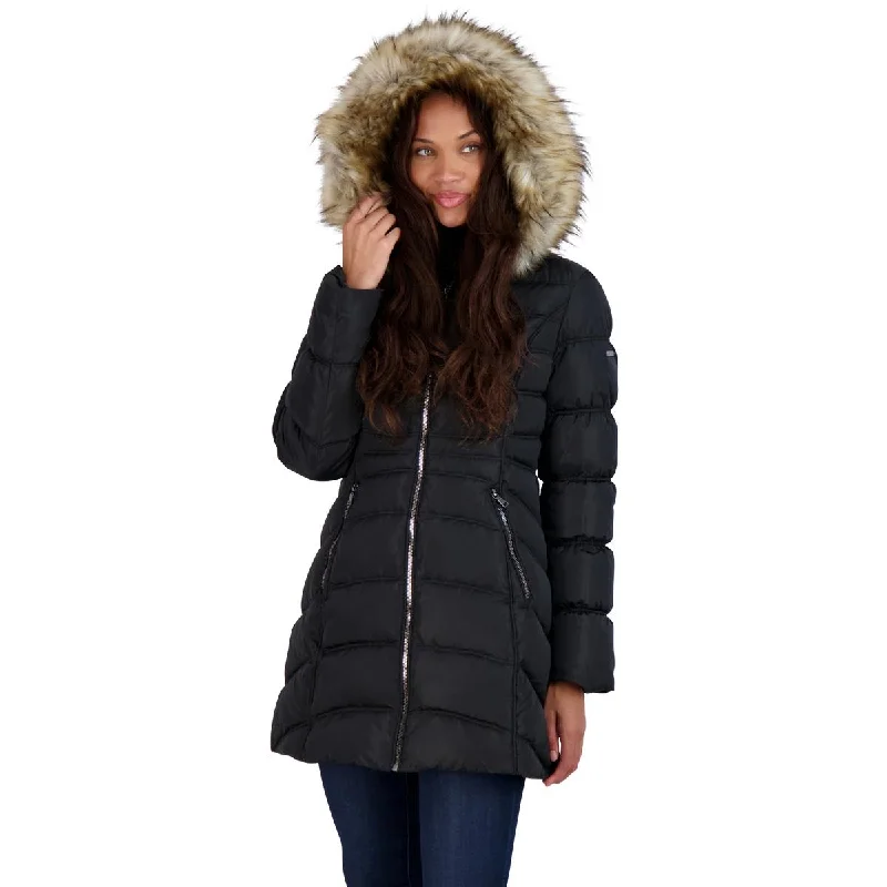 womens-slimming-faux-fur-puffer-jacket