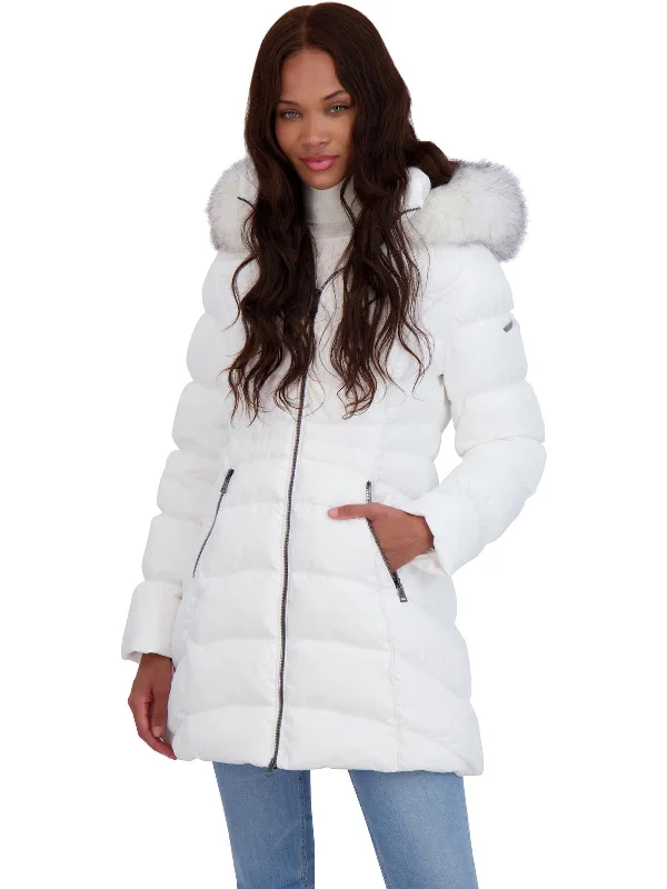 womens-slimming-faux-fur-puffer-jacket