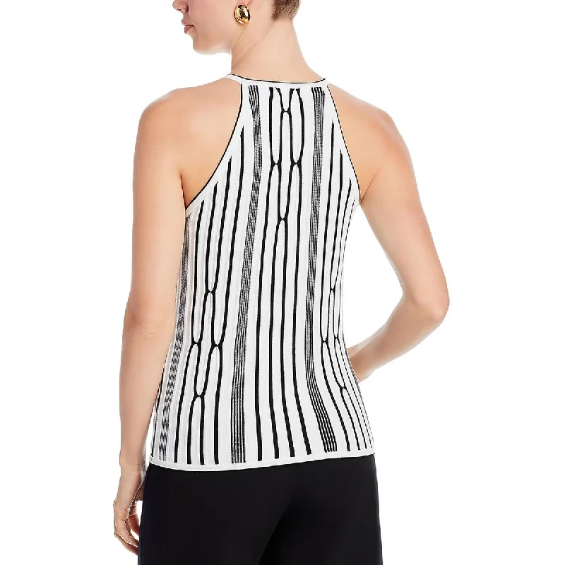 womens-striped-halter-tank-top