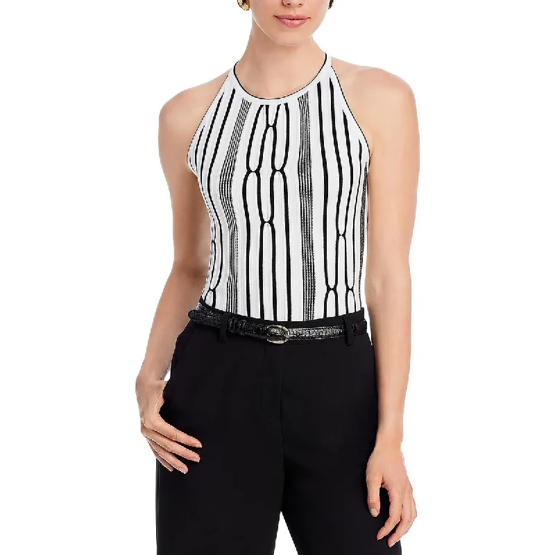 womens-striped-halter-tank-top