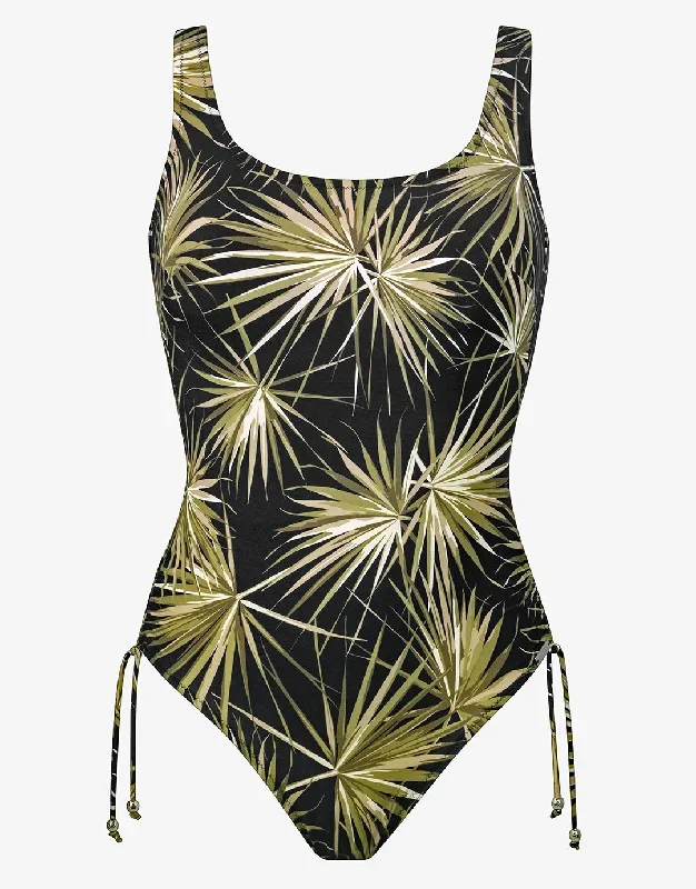 Yucca Flash Inclusive Fit Swimsuit - Black Khaki